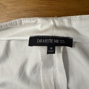 Lafayette 148 White pants. Inseam approx 25”